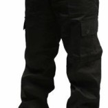 Adults-Black-or-Navy-Army-Combats-Cargo-Trousers-Sizes-30-50-32W-32L-Black-0