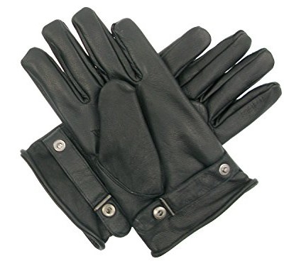 Begadi-Leather-gloves-full-grain-leather-lined-with-fleece-German-Army-Style-black-0