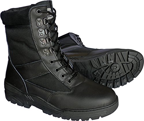 Black-Leather-Army-Combat-Patrol-Boots-Tactical-Cadet-Military-Security-Police-10-UK-0
