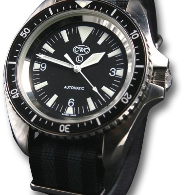 CWC Royal Navy Automatic Divers Watch silver non-date (2)