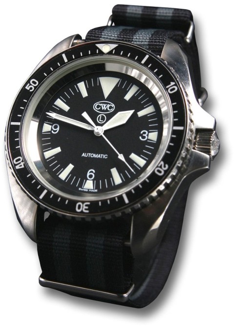 CWC Royal Navy Automatic Divers Watch silver non-date (2)