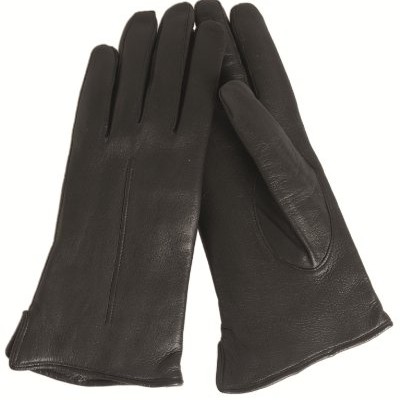 GERMAN-ARMY-SURPLUS-NVA-OFFICERS-BLACK-LEATHER-GLOVES-6-14-0