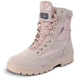 Mens-Desert-Army-Combat-Military-Patrol-Tan-Work-Lightweight-Suede-Leather-Boot-UK-10-0