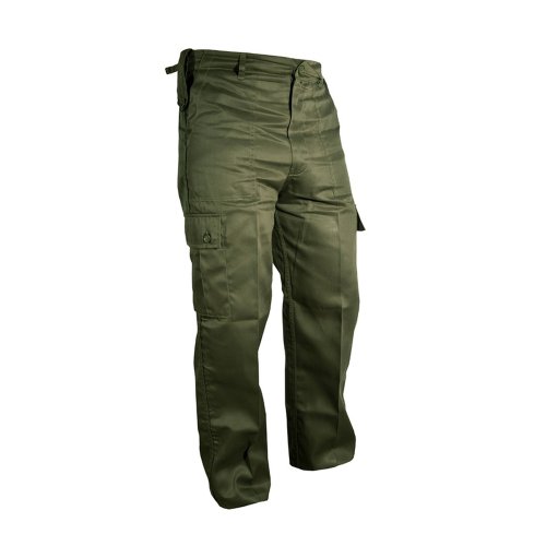 Mens-Military-Adjustable-Combat-Cargo-Trousers-40-Olive-Green-0