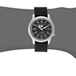Seiko-5-Mens-Automatic-Watch-with-Black-Dial-Analogue-Display-and-Black-Fabric-Strap-SNK809K2-0-0