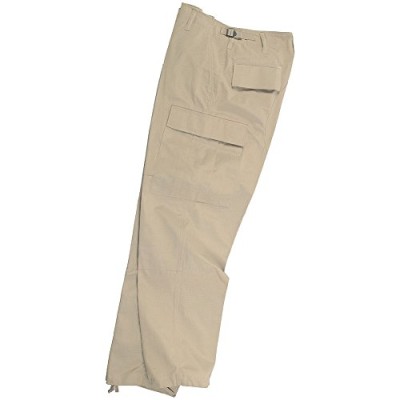 Teesar-Mens-BDU-Trousers-Ripstop-Khaki-size-L-0