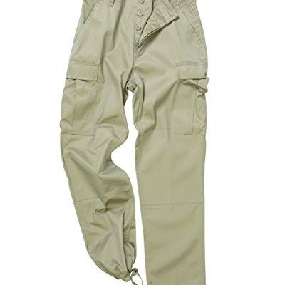 US-Army-Military-Style-Khaki-BDU-Combat-Cargo-Work-Trousers-Medium-33-34-inch-0