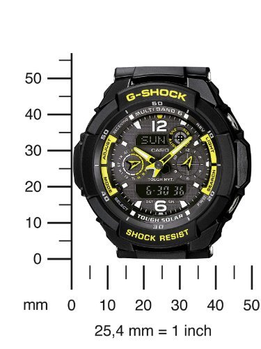 Casio Men's G-Shock Combi Watch Gw-3500B-1Aer With Solar Powered Radio