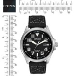 Citizen-Watch-mens-quartz-Watch-with-black-Dial-analogue-Display-and-black-fabric-Strap-AW1410-08E-0-0