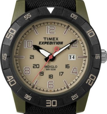 Timex-Expedition-Mens-Quartz-Watch-with-Beige-Dial-Analogue-Display-and-Black-Fabric-and-Canvas-Strap-T49833-0