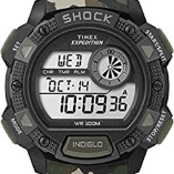 Timex-Expedition-Mens-Quartz-Watch-with-LCD-Dial-Digital-Display-and-Green-Resin-Strap-T49976-0-0