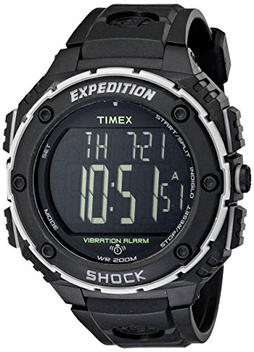 Timex-Mens-Expedition-Shock-Xl-T49950-Black-Plastic-Quartz-Watch-with-Digital-Dial-0