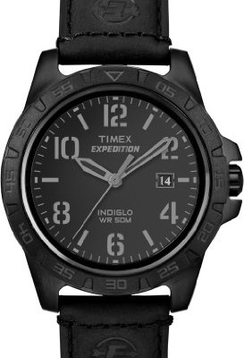 Timex-Sport-Outdoor-Mens-Quartz-Watch-with-Black-Dial-Analogue-Display-and-Black-Leather-Strap-T49927SU-0